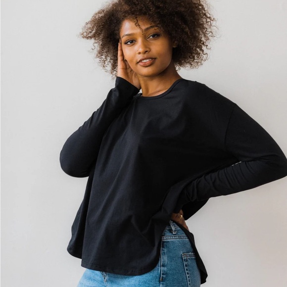 Free Label Tops - Free Label Duggan Long Sleeve in Storm